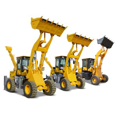 Mini farm machinery 3ton 4ton 5ton 6ton front end loader and backhoe mini backhoe loader 4x4 with attachment for sale